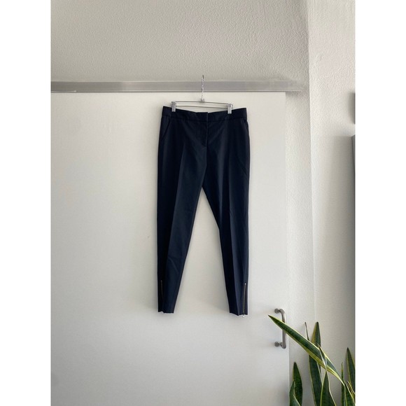 Stella McCartney Vivian Wool Skinny Zip-Cuff Pants in Black Size 42 - Picture 9 of 12